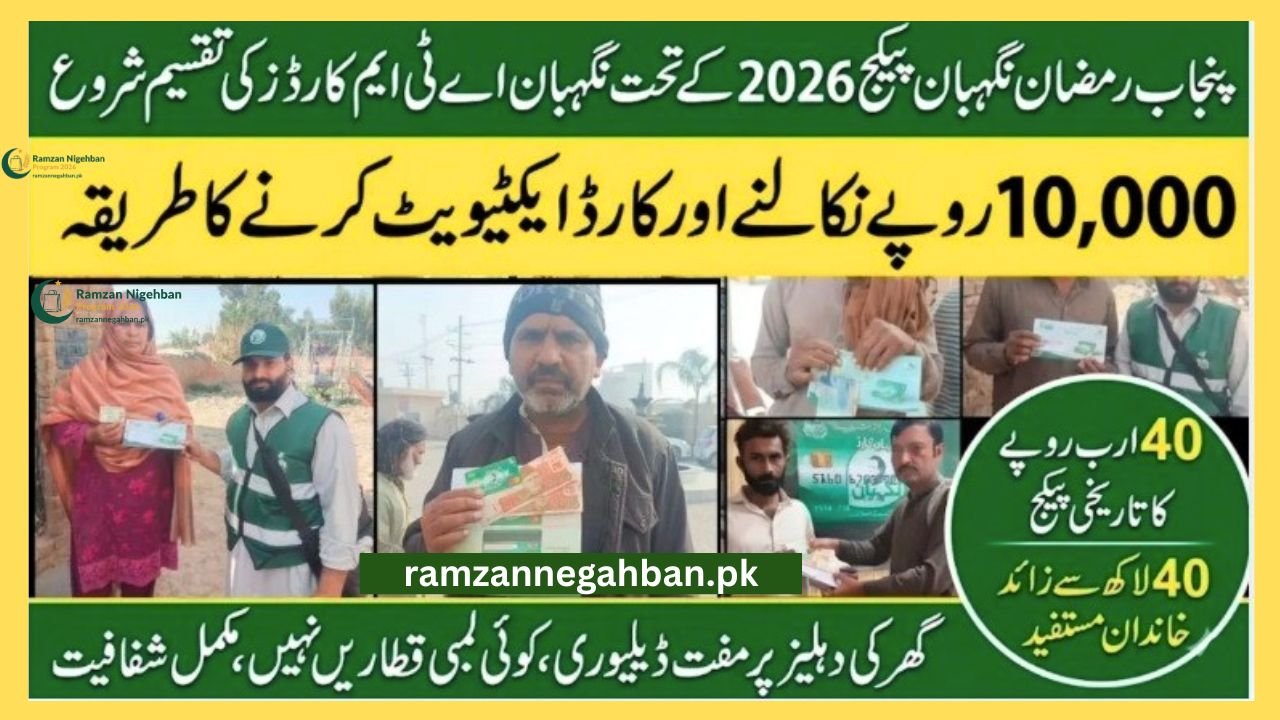 Nigahban ATM Cards Distribution Started: How to Activate & Withdraw Rs 10,000