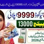 8070 - 9999 Ramzan Package Apply Code | Maryam Nawaz 10000 Check | PM Relief 13000 | Nigehban Card