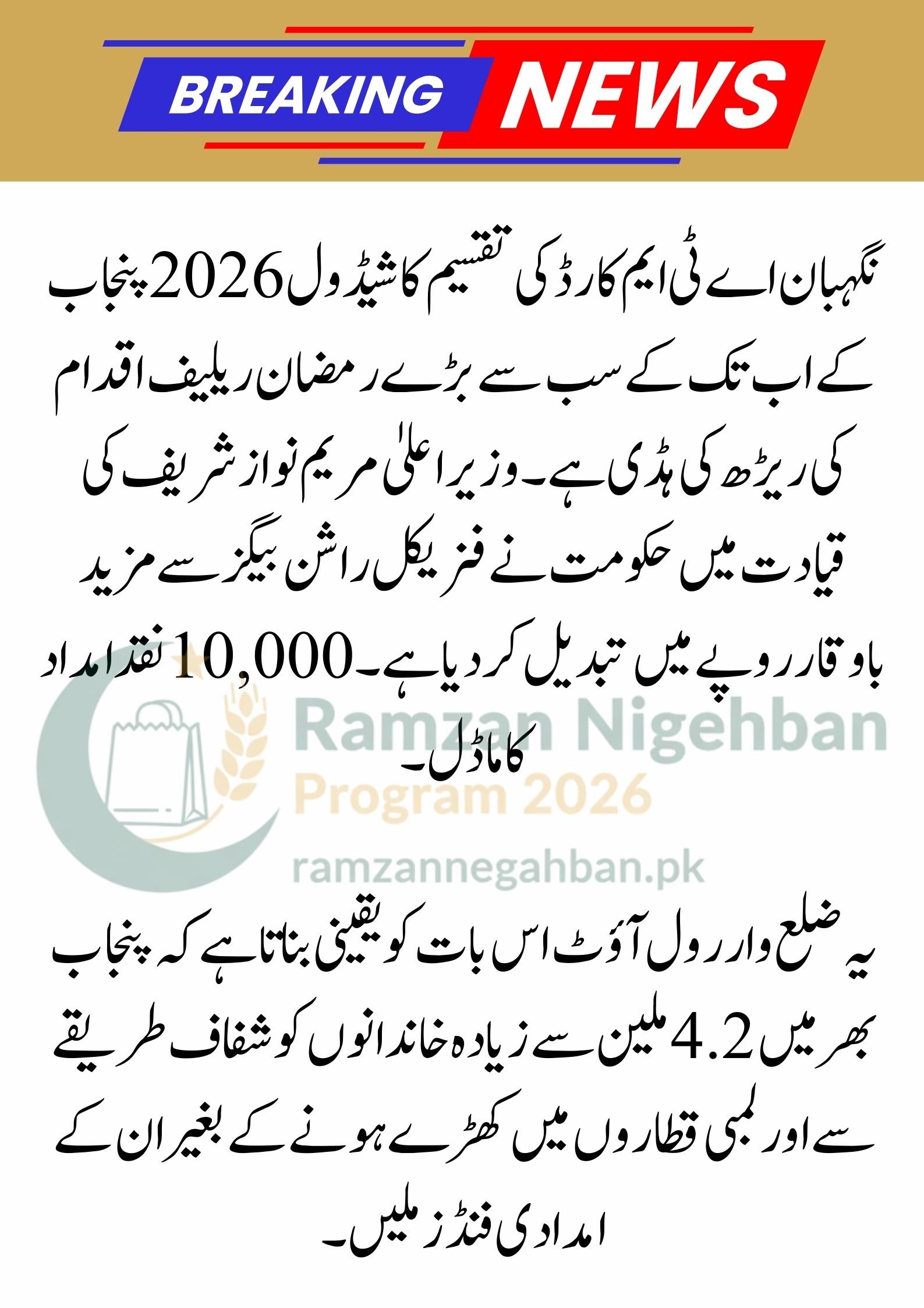 Nigehban ATM Card Distribution Schedule 2026: District Wise Guide